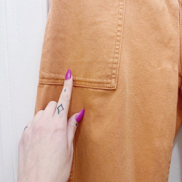 Lazy Oaf Cargo Pants Utility Style Orange - Picture 3 of 12